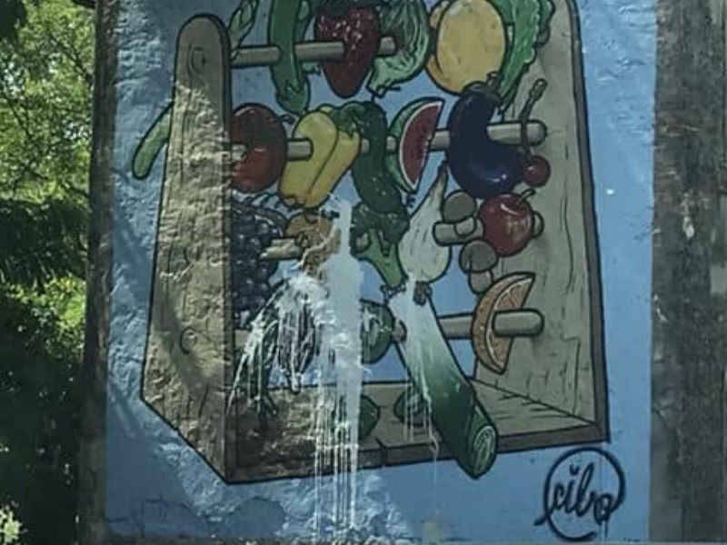 Rovinati i murales di Cibo, il writer antifascista