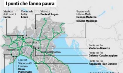 La mappa italiana dei ponti a rischio. LE FOTO CHE FANNO PAURA IN LOMBARDIA