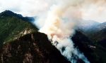 Incendio sul Garda, elicotteri e Canadair a Tremosine VIDEOGALLERY