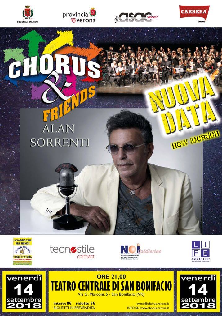 Chorus&Friends cambia data e location