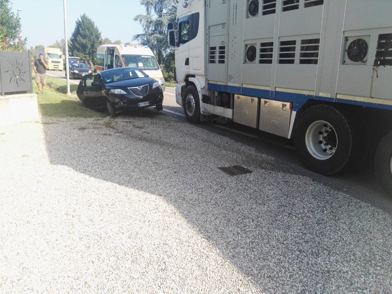 Incidente stradale a Coriano