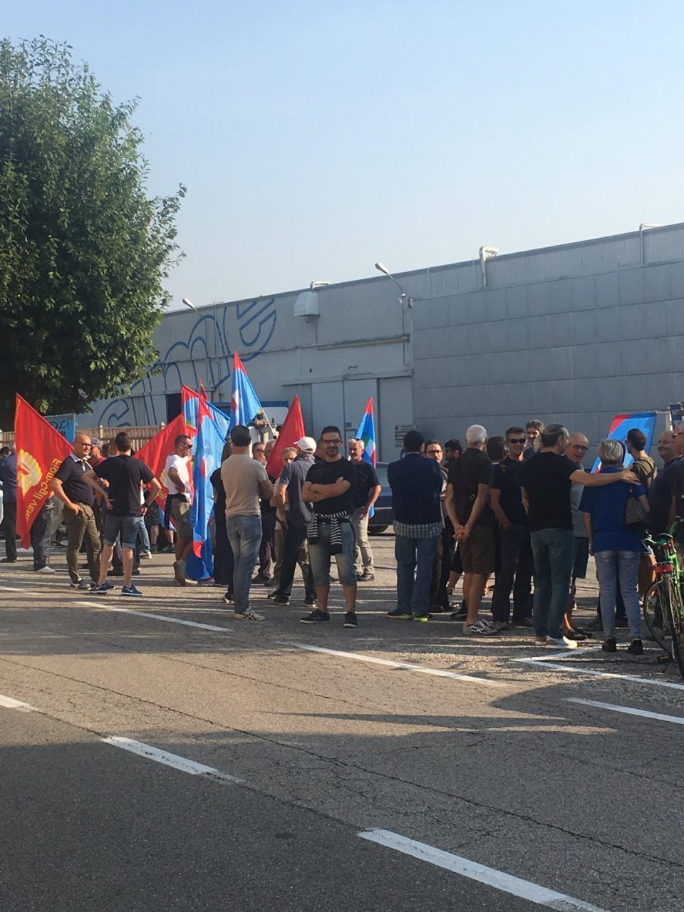 Sciopero allo stabilimento Sime di Legnago