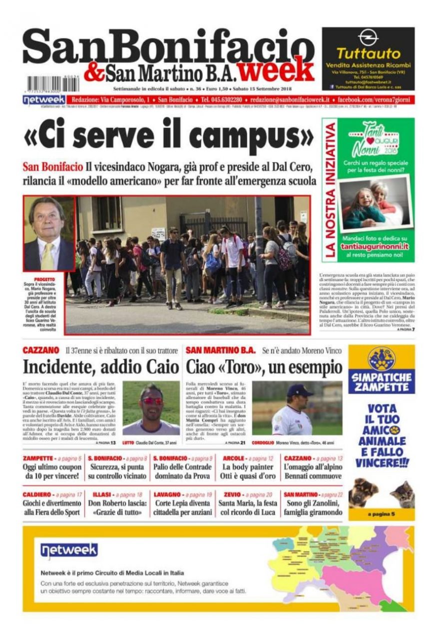 San Bonifacio e San Martino B.A. Week è in edicola!