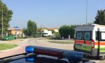 Incidente alla rotonda, ferito un uomo