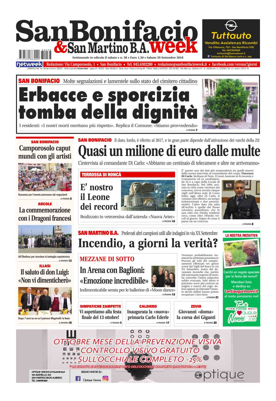 San Bonifacio e San Martino B.A.Week è in edicola!