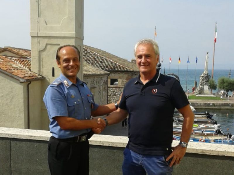 La Compagnia saluta il Maggiore Milardi