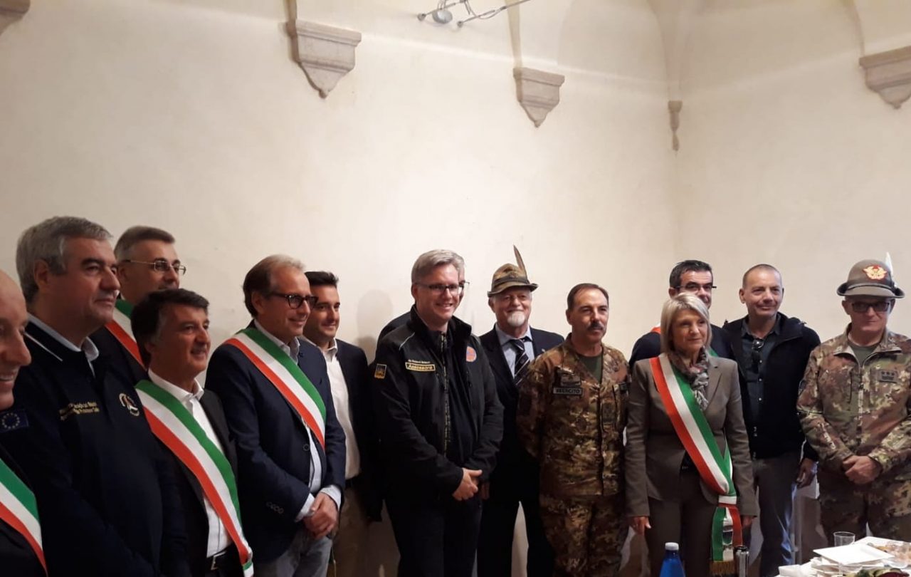 Grande esercitazione con Forze Armate e Protezione Civile Ana