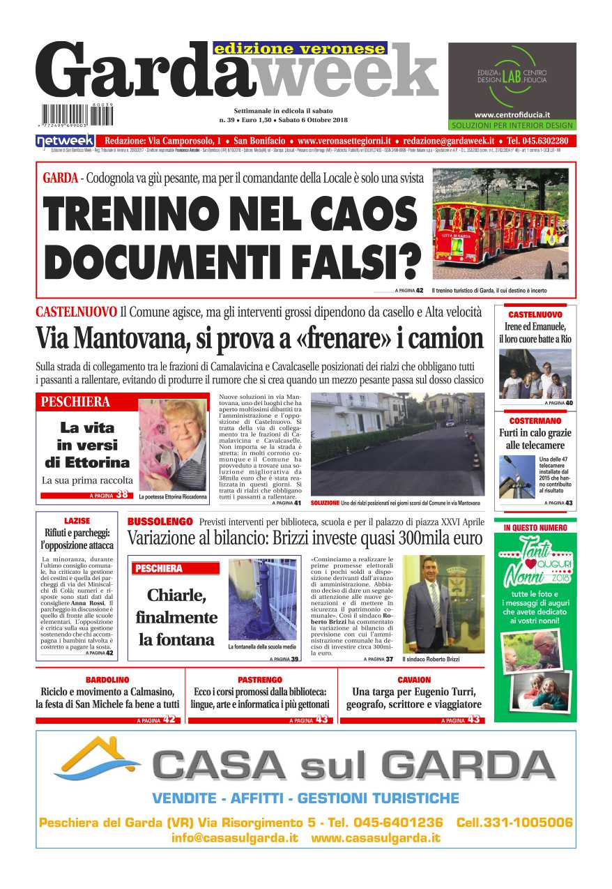 Buongiorno con Gardaweek!