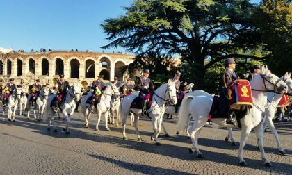 La Fanfara a Cavallo della Polizia di Stato a Verona per la 120^ Edizione di FieraCavalli