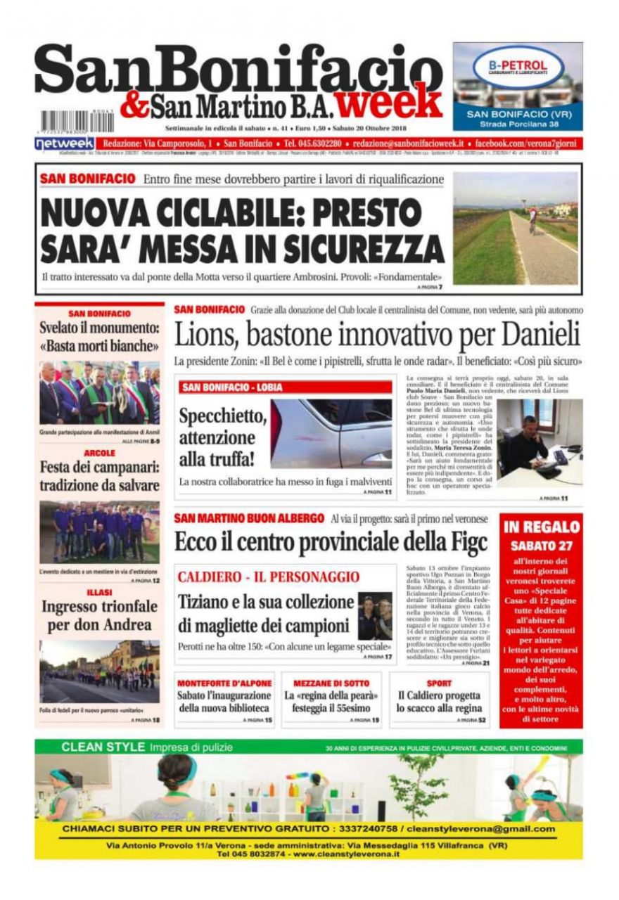 San Bonifacio e San Martino B.A. Week è in edicola