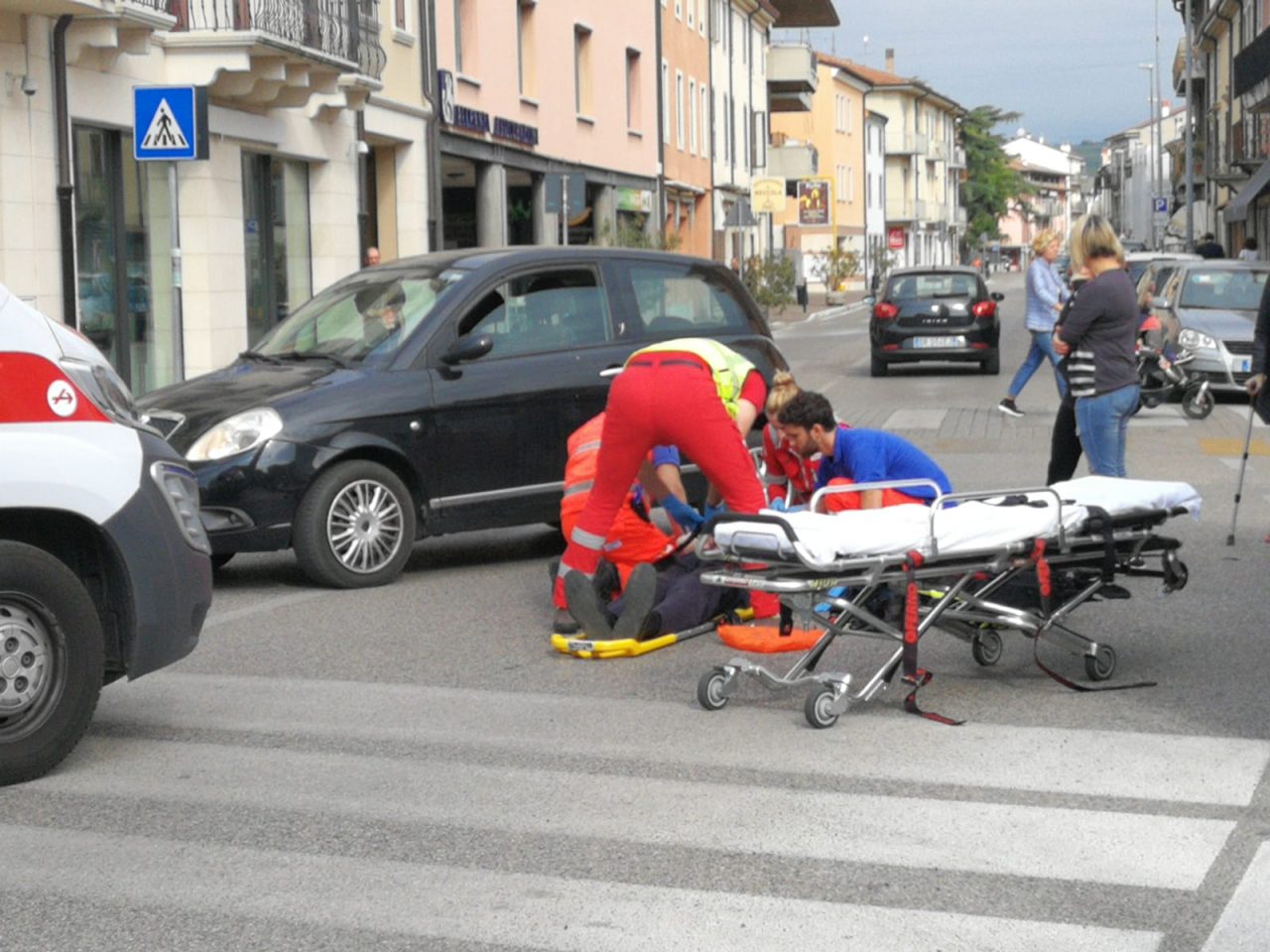 Pedone investito a San Bonifacio