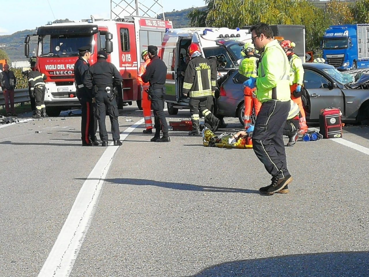 Incidente in Porcilana, un uomo è grave FOTO e VIDEO