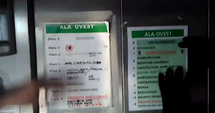 Ospedale Orlandi di Bussolengo, un blitz dimostrativo