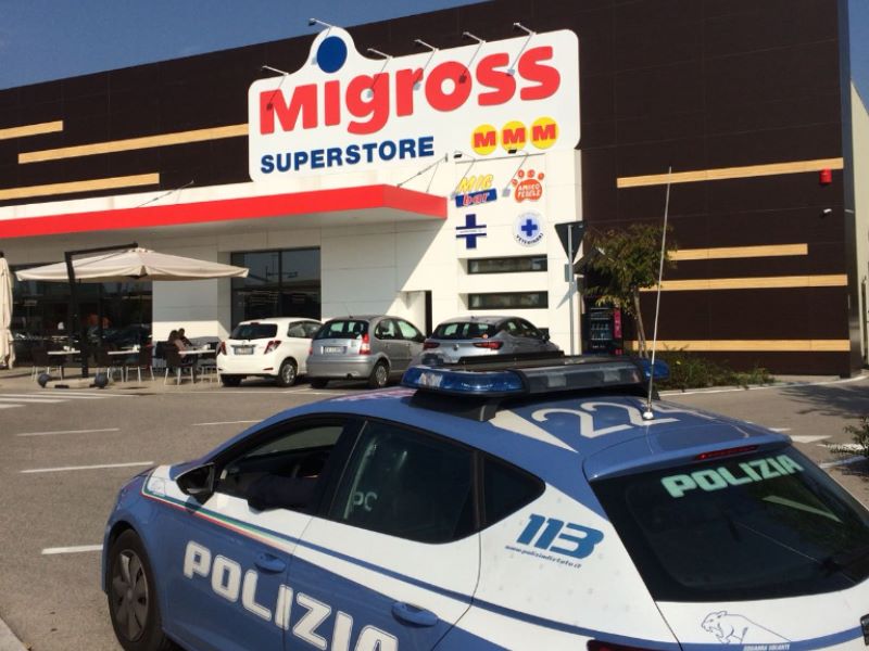 Furto ai danni di un supermercato di San Giovanni Lupatoto