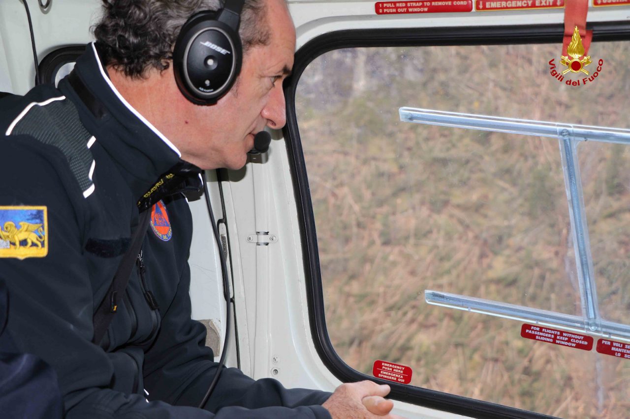 Danni da maltempo. La perturbazione che ha messo in ginocchio molti paesi italiani ha lasciato il segno Zaia, Dattilo e Borrelli in sopralluogo.