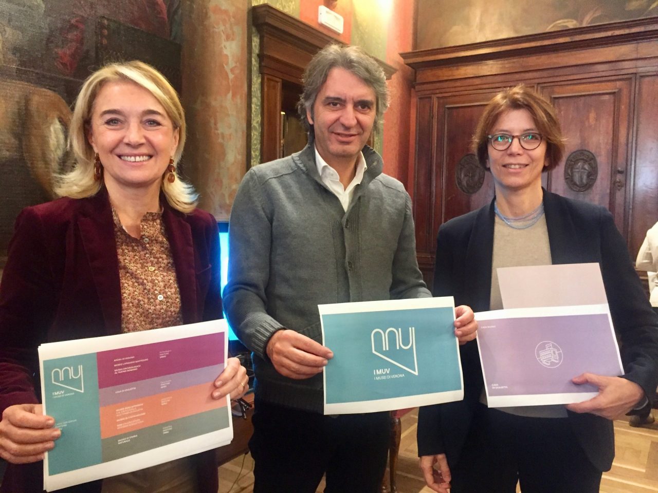 Un logo, nove luoghi: presentato I MUV, il nuovo brand dei musei di Verona