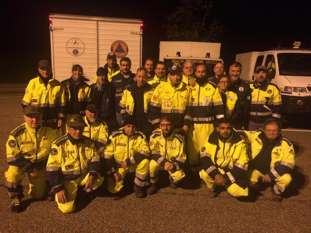 Maltempo, i volontari della Protezione Civile Ana impiegati nel bellunese