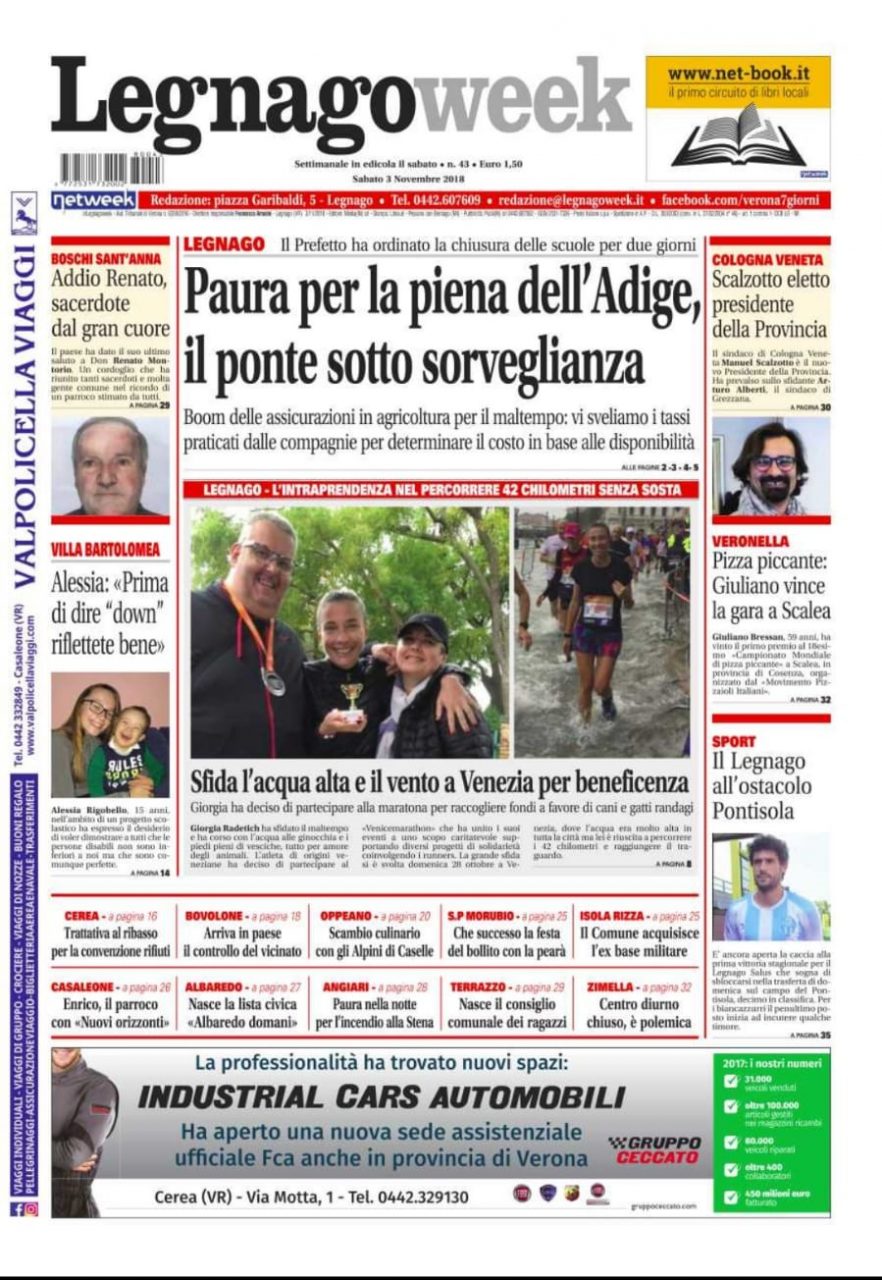 A voi la prima pagina di LegnagoWeek