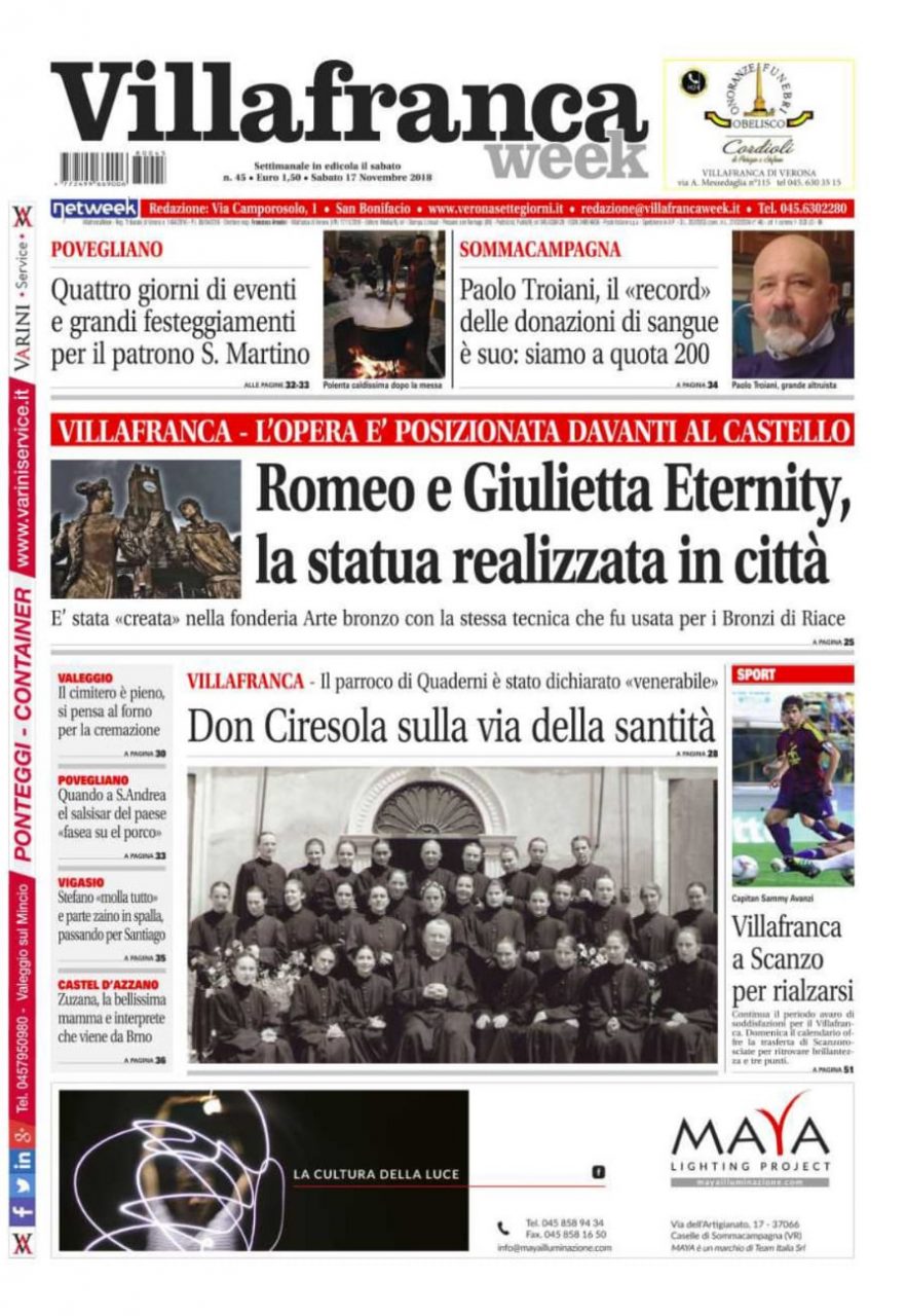 Villafrancaweek ti aspetta in edicola