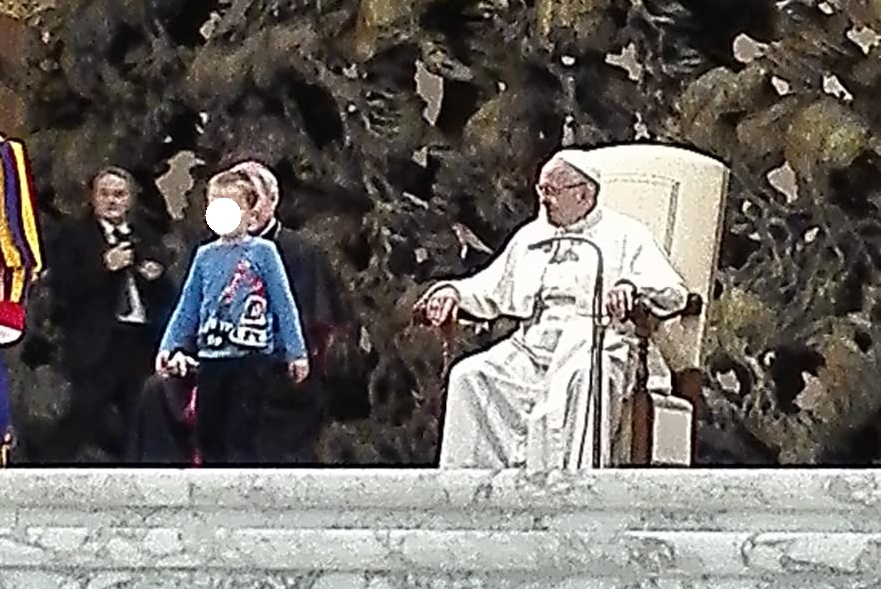 Bambino veronese “interrompe” l’udienza del Papa