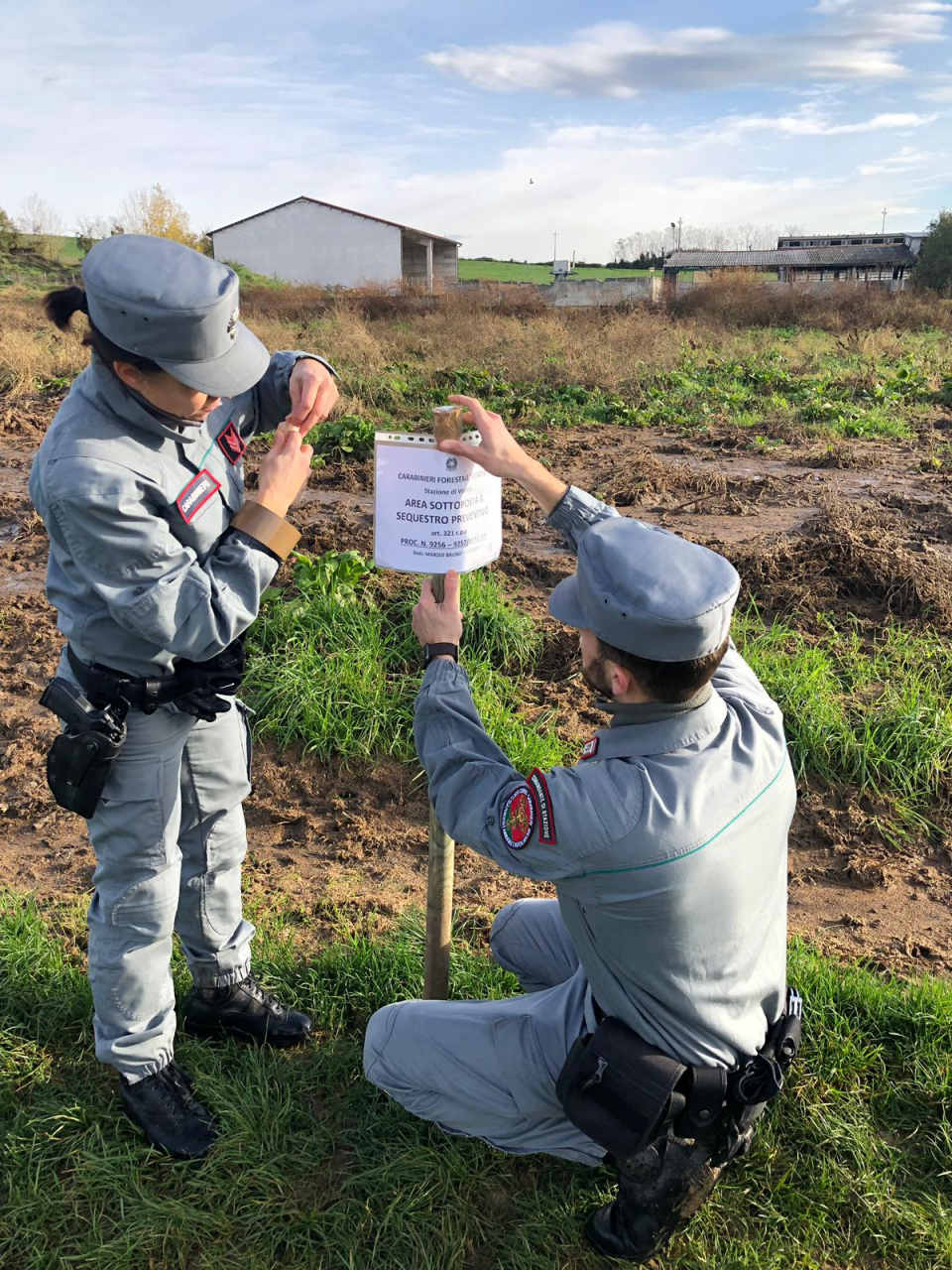 Sequestrati terreni in Lessinia