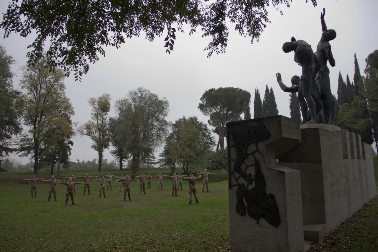 Esercito in allenamento sui Bastioni