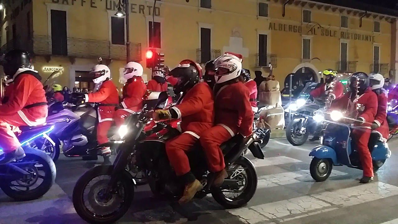 Babbi natale in moto: il programma e il percorso