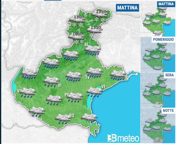Nuova perturbazione nel fine settimana