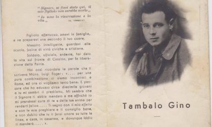 Gino Tambalo finalmente una via in suo onore