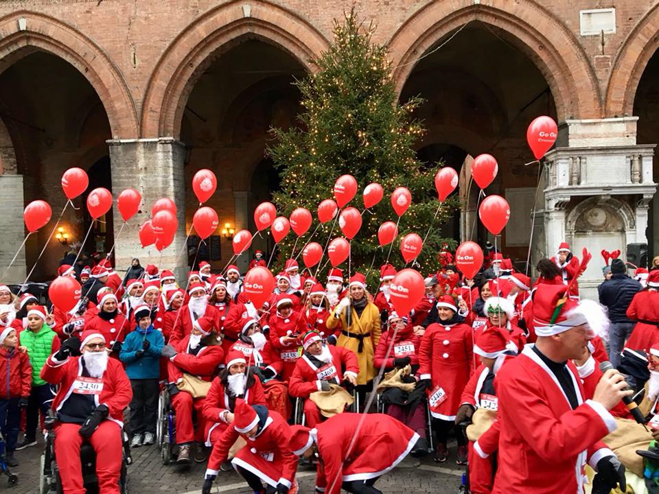 Christmas run con i Babbo Natale della Melegatti