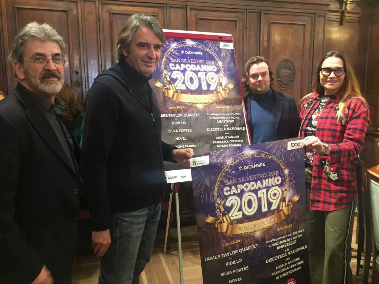 Capodanno in piazza Bra a Verona