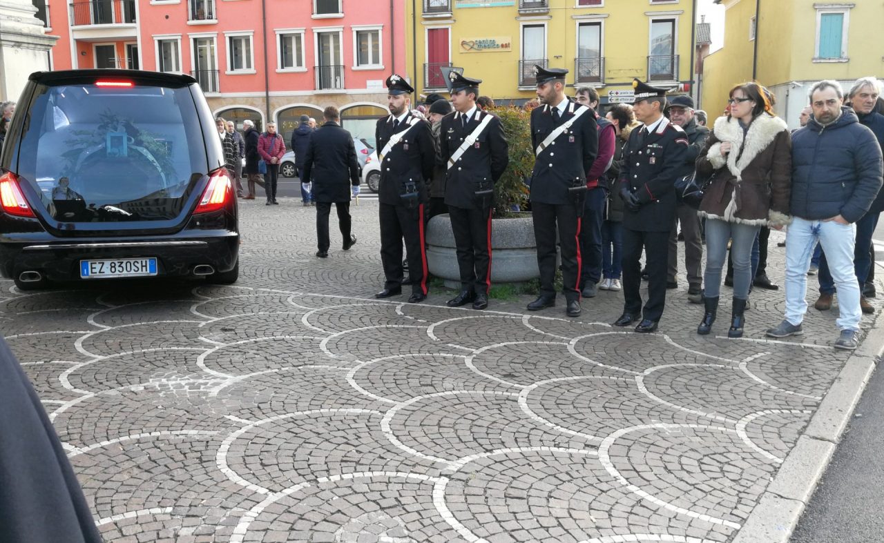 Funerale del maresciallo Marco Brentonego a San Bonifacio