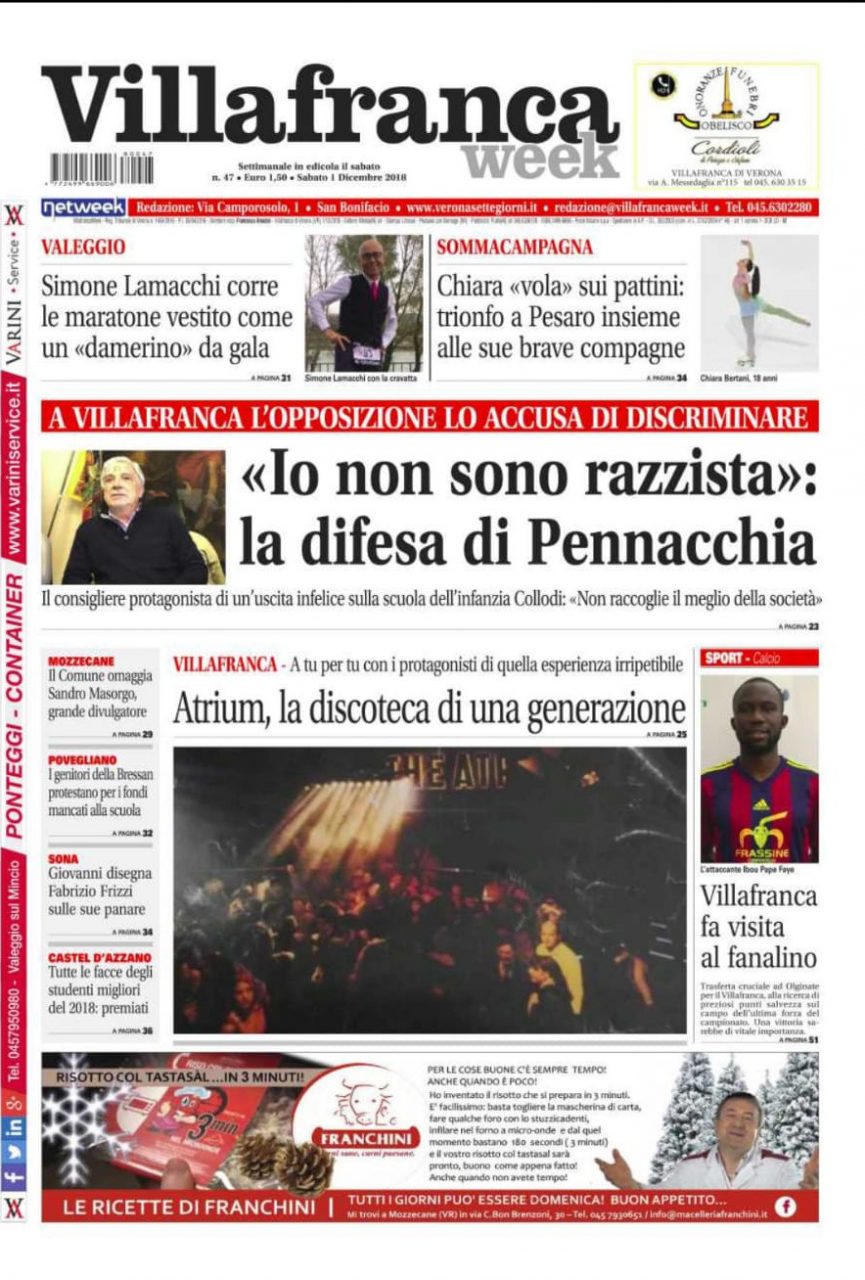 Buongiorno con Villafrancaweek!