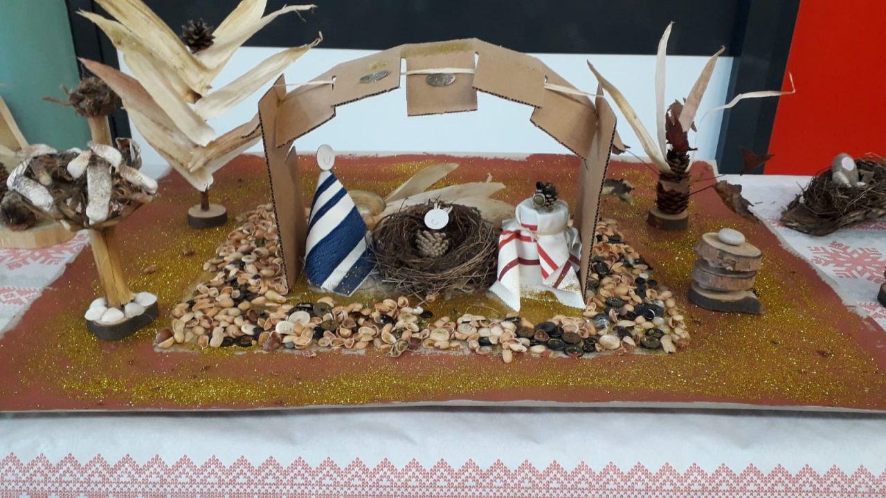 Presepi ecologici, il Natale visto dai bambini di Rosegaferro