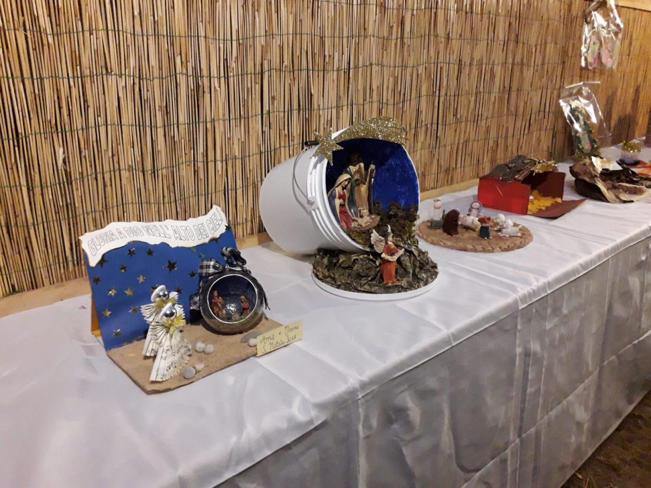 Gli animali tornano ad animare il presepe del Santuario della Bassanella