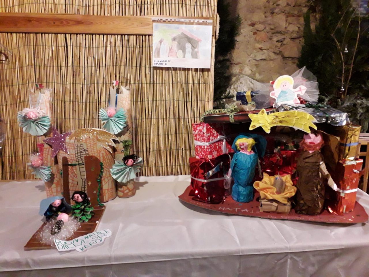 Gli animali tornano ad animare il presepe del Santuario della Bassanella