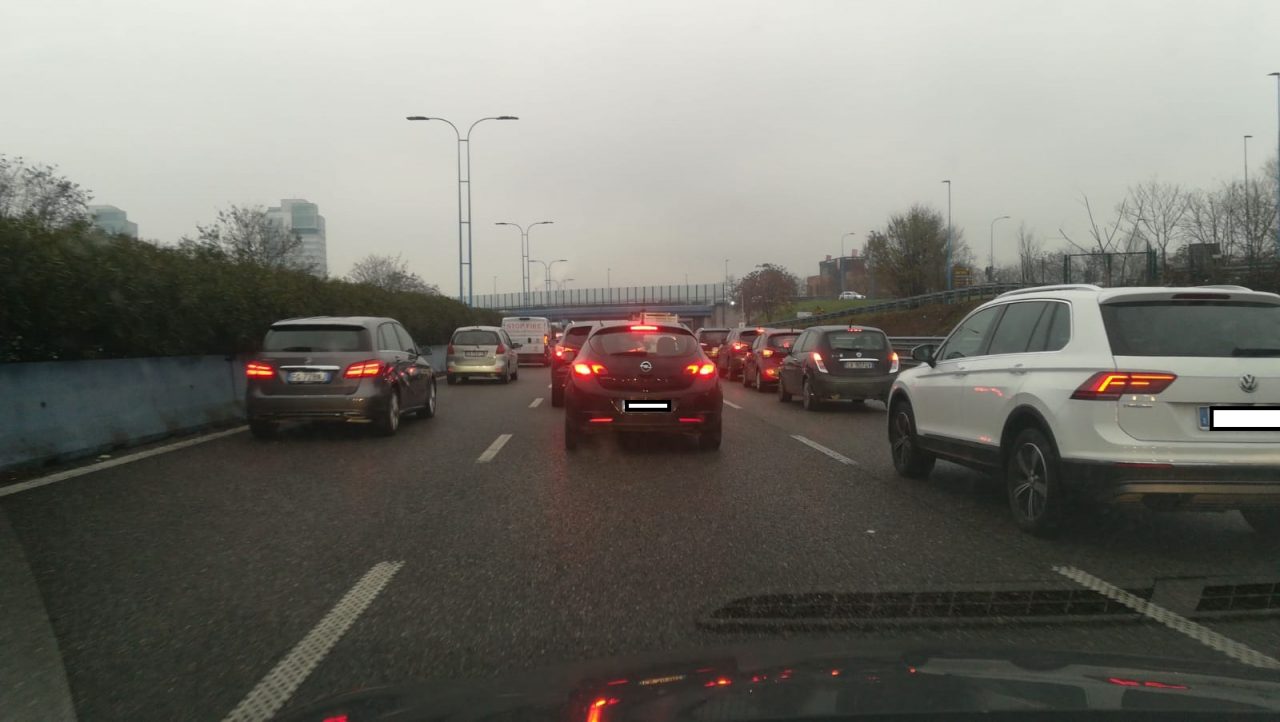 Traffico in tilt a Verona Sud