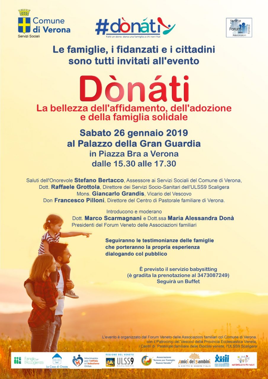 Arriva Donati, la bellezza dell’affidamento, dell’adozione e della famiglia solidale