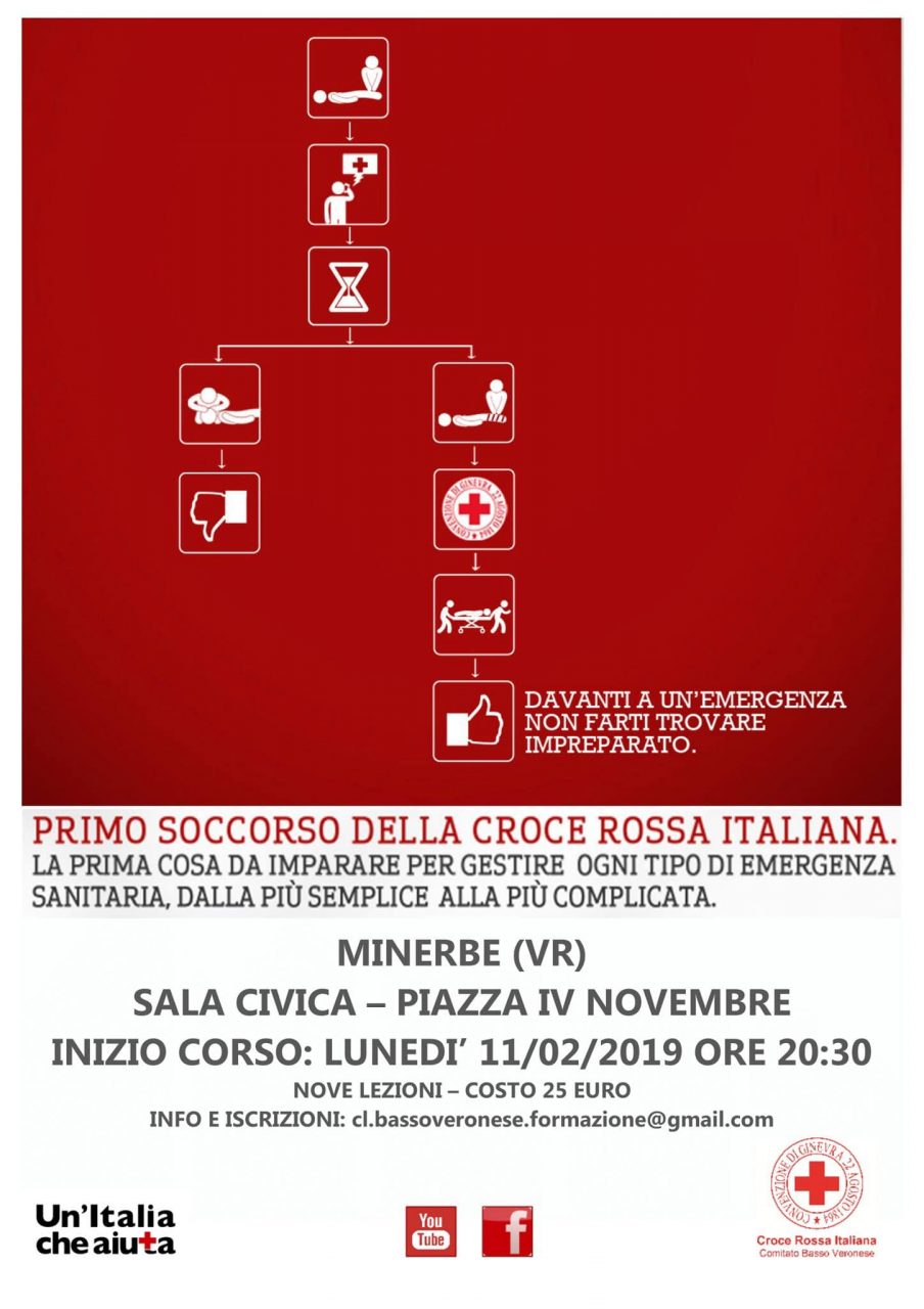Primo soccorso: al via a Minerbe il corso