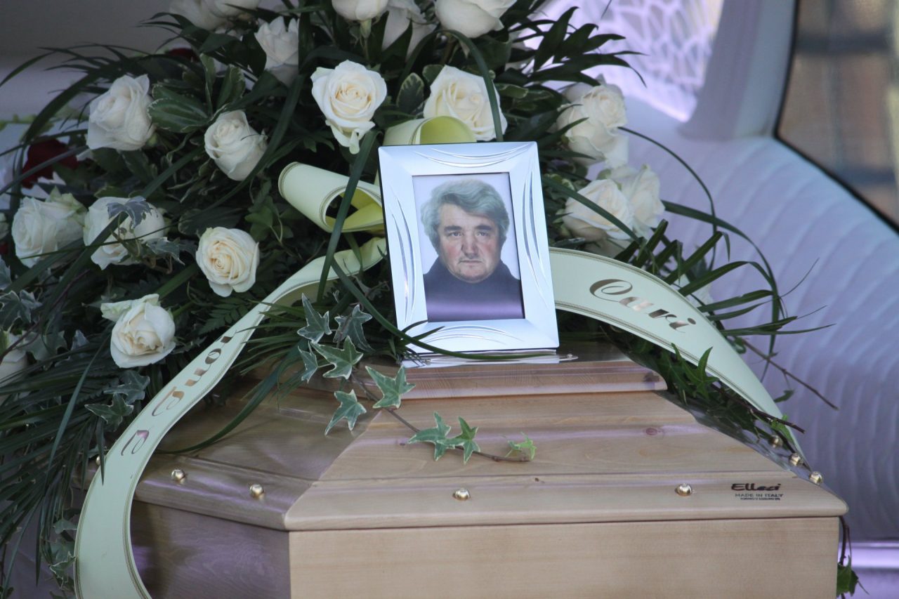 Funerale Nereo clochard investito e ucciso a Roma