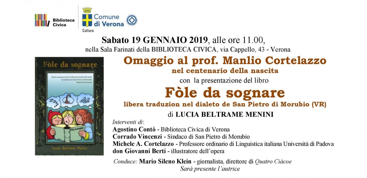 Fole da sognare l’ultimo libro di Lucia Beltrame Menini