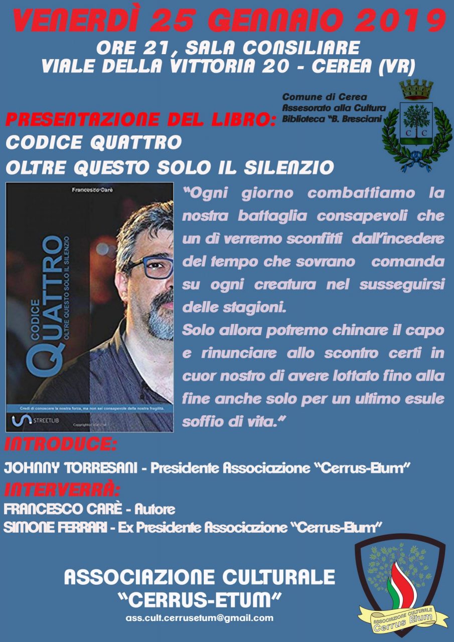 Primo appuntamento 2019 targato Associazione Culturale “Cerrus-Etum”