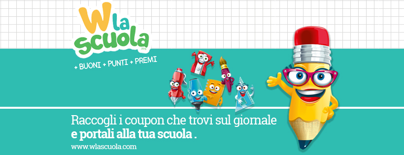 Parte W la Scuola: arriva in edicola il primo coupon!