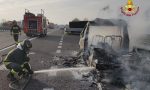 Due incendi sull'A4, giornata di passione nei tratti veronesi dell'autostrada FOTO