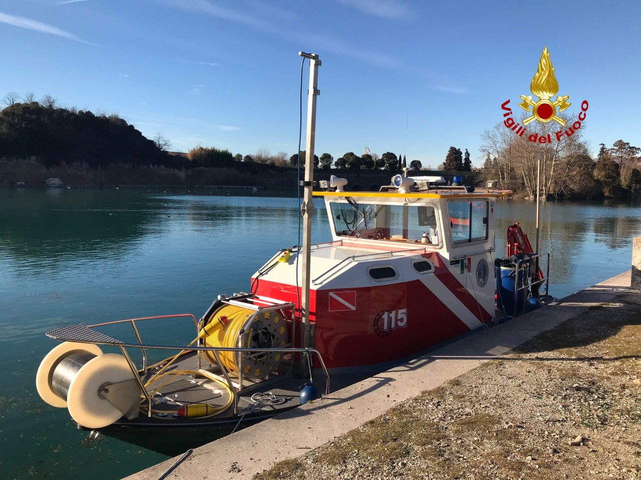 Proseguite anche oggi le ricerche di Brenda sul Mincio FOTO
