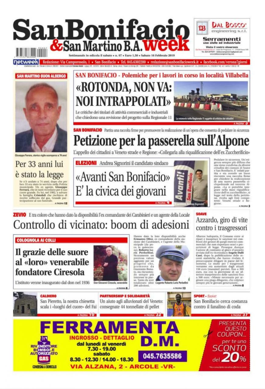 San Bonifacio e San Martino B.A. è in edicola!