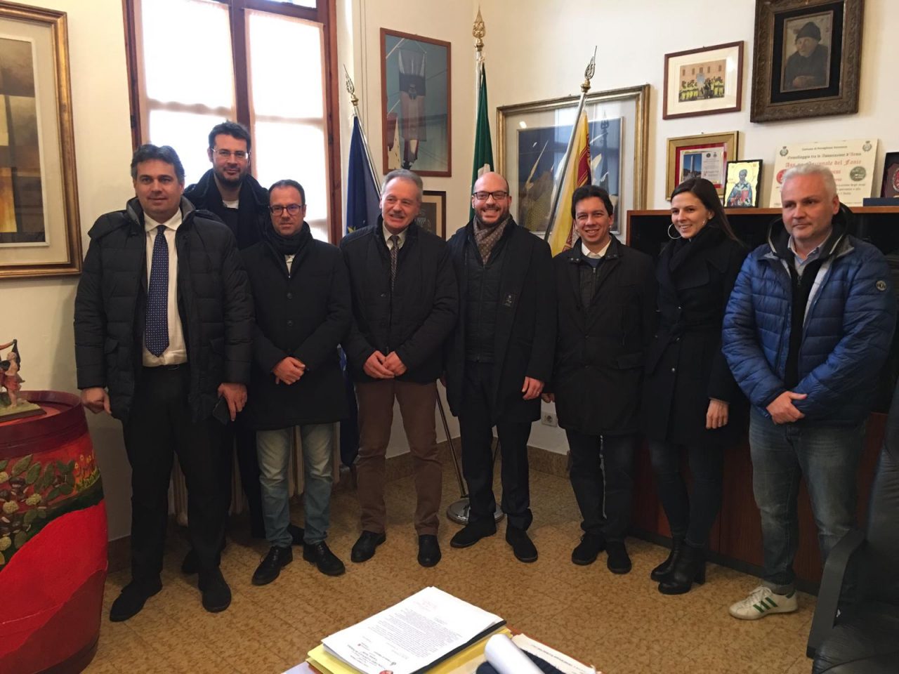 Il ministro Fontana a Povegliano per Villa Balladoro