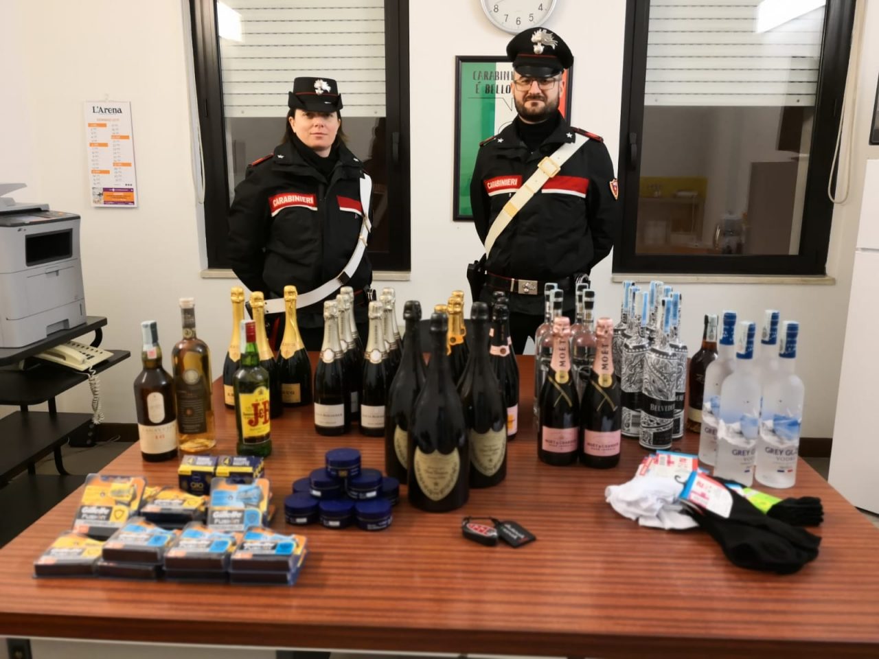 Banda dello Champagne fermata dai Carabinieri di Peschiera