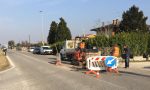 Voragine nella strada a Villafranca