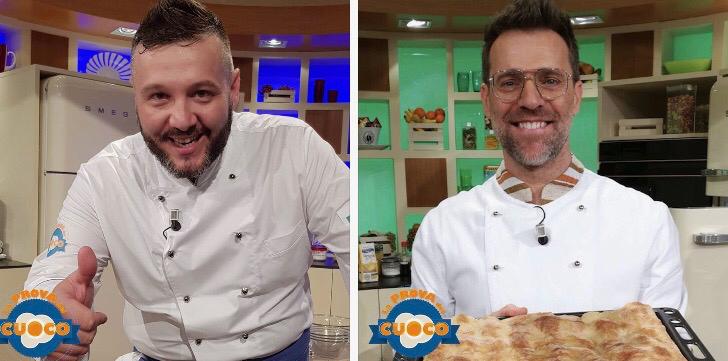 Renato Bosco a La prova del cuoco con il Calzone Armarcord
